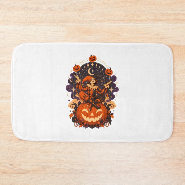 Item preview, Gothic Jester Juggling Pumpkin Celestial Halloween designed and sold by chattsuede.