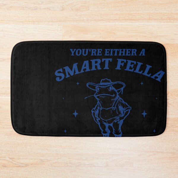 Item preview, Are You A Smart Fella Or Fart Smella Vintage Style Retro Cartoon Weird Meme Cowboy Frog Silly designed and sold by filyanlooiv.