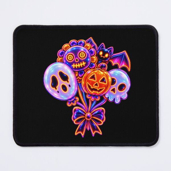 Item preview, Colorful Gothic Balloon Skull Halloween designed and sold by QuiteOrbit.
