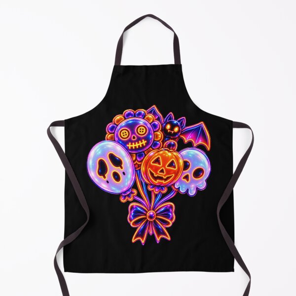 Item preview, Colorful Gothic Balloon Skull Halloween designed and sold by QuiteOrbit.