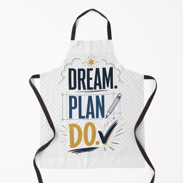 Item preview, Dream Plan Do Motivational Goal Setting Typography designed and sold by TibbuTees.