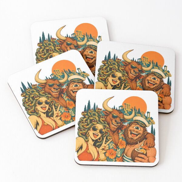 Item preview, Monster Selfie Greek Ruins Classics Student designed and sold by chattsuede.