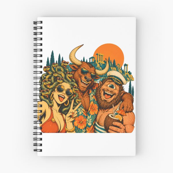 Item preview, Monster Selfie Greek Ruins Classics Student designed and sold by chattsuede.