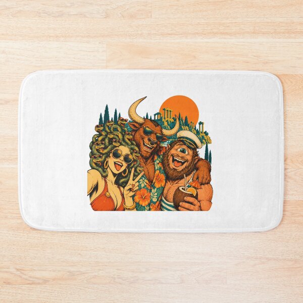 Item preview, Monster Selfie Greek Ruins Classics Student designed and sold by chattsuede.
