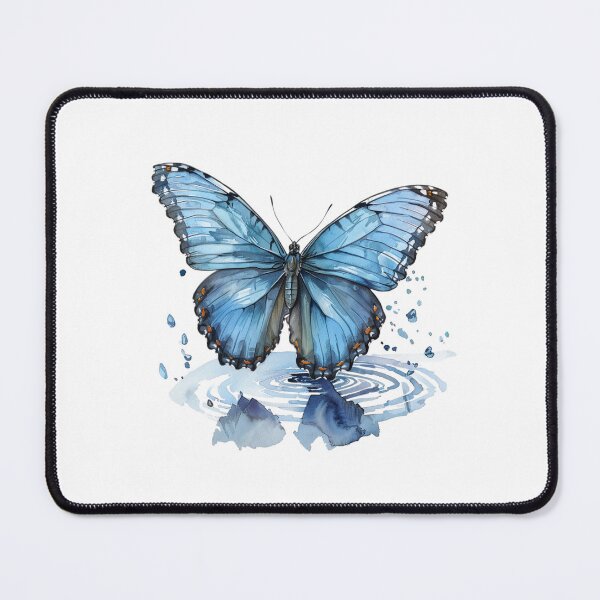 Item preview, Blue Butterfly | Elegant Nature Aesthetic Art ? designed and sold by Mandayartstudio.