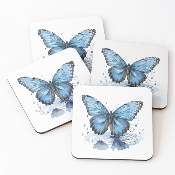 Item preview, Blue Butterfly | Elegant Nature Aesthetic Art ? designed and sold by Mandayartstudio.