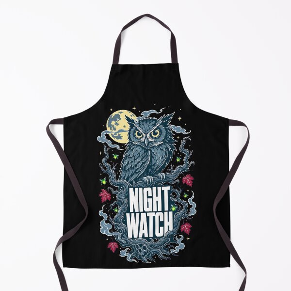 Item preview, Halloween Night Watch Owl Gothic Moon Horror designed and sold by Uglyandcute.