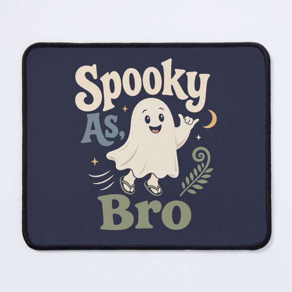 Item preview, Spooky As Bro – Kiwi Halloween Ghost Jandals NZ designed and sold by MvuuStudio.
