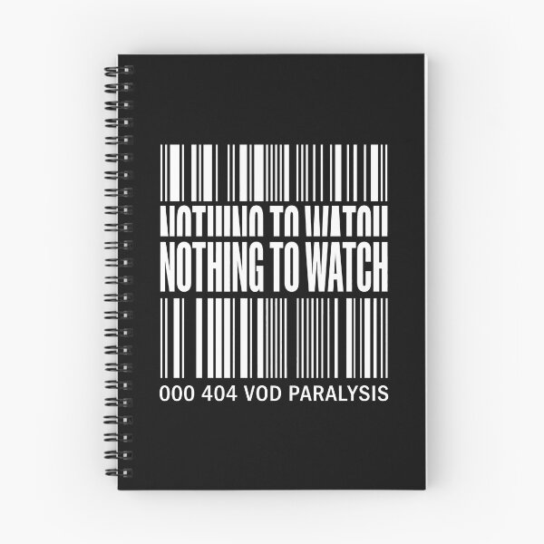 Item preview, Nothing to Watch Barcode Binge Watching Humor designed and sold by SplashTastic.