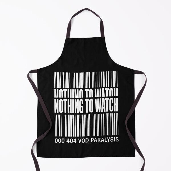 Item preview, Nothing to Watch Barcode Binge Watching Humor designed and sold by SplashTastic.