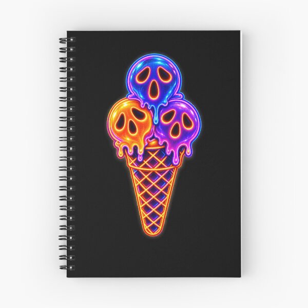 Item preview, Halloween I Scream for Ice Cream Cone ghost designed and sold by QuiteOrbit.