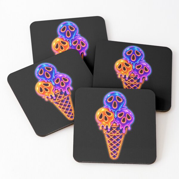 Item preview, Halloween I Scream for Ice Cream Cone ghost designed and sold by QuiteOrbit.