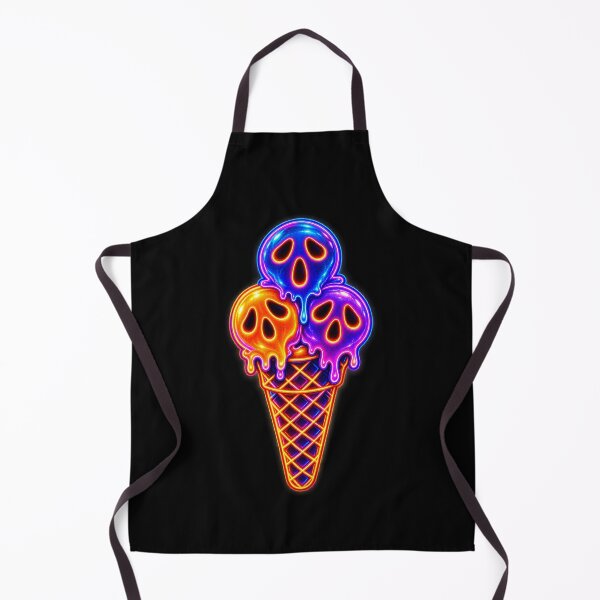 Item preview, Halloween I Scream for Ice Cream Cone ghost designed and sold by QuiteOrbit.