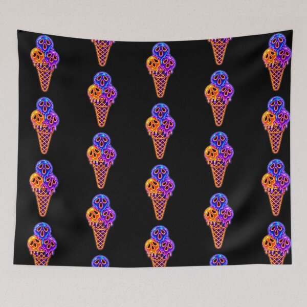 Item preview, Halloween I Scream for Ice Cream Cone ghost designed and sold by QuiteOrbit.