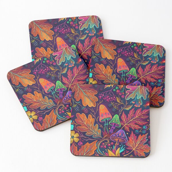 Item preview, Psychedelic Autumn Forest Pattern  designed and sold by Ivy-Triggs.
