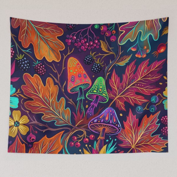 Item preview, Psychedelic Autumn Forest Pattern  designed and sold by Ivy-Triggs.