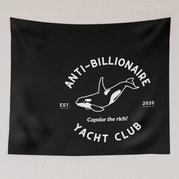 Item preview, Anti-Billionaire Yacht Club (White) designed and sold by ridderjunkeb.