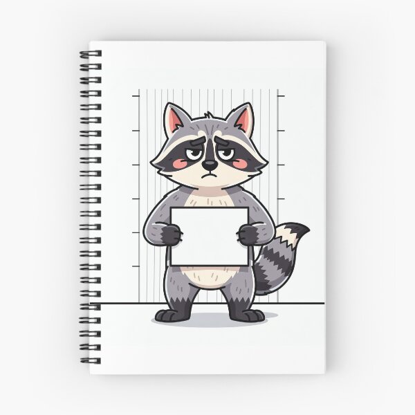 Item preview, Raccoon Thief Mugshot Lineup designed and sold by PictorialWhimsy.