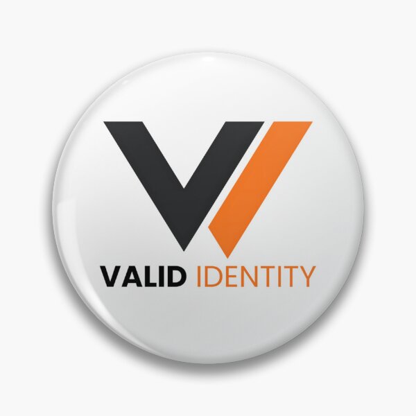Item preview, Valid Identity Modern Monogram Logo Design designed and sold by TotemTshirt.