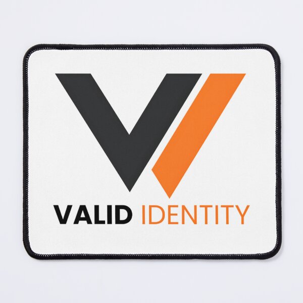 Item preview, Valid Identity Modern Monogram Logo Design designed and sold by TotemTshirt.