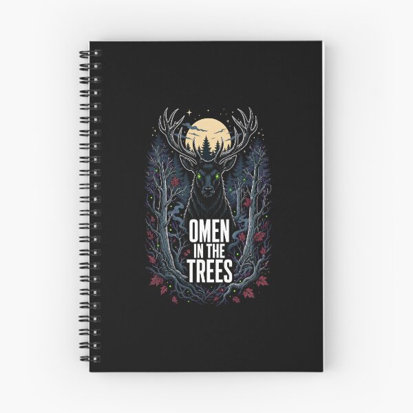 Item preview, Halloween Omen in the Trees Gothic Stag Forest Horror designed and sold by Uglyandcute.