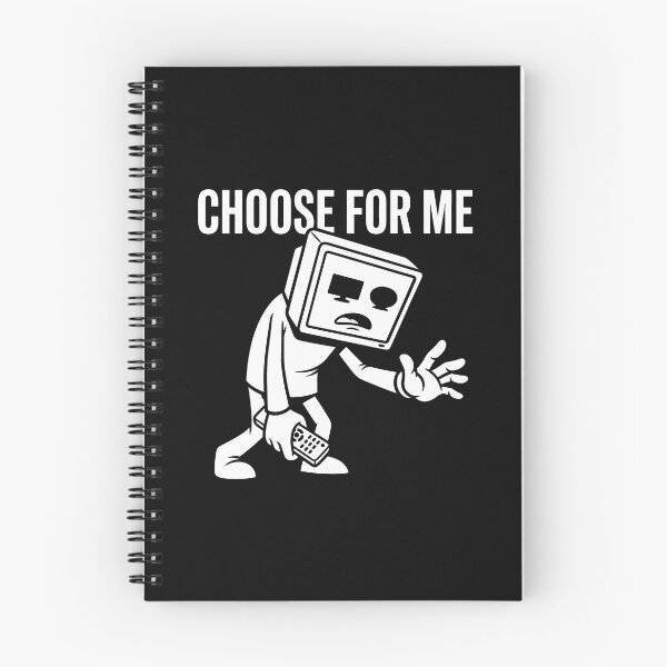 Item preview, Choose For Me TV Head Binge Watching Humor designed and sold by SplashTastic.