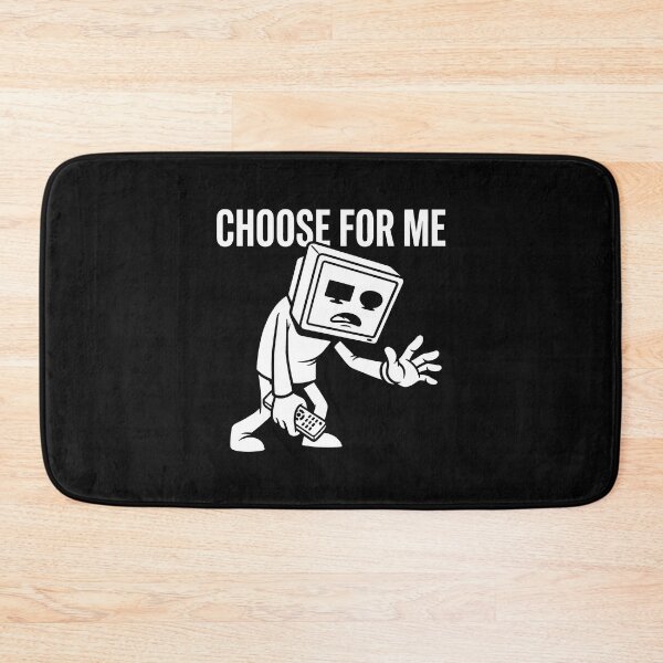 Item preview, Choose For Me TV Head Binge Watching Humor designed and sold by SplashTastic.