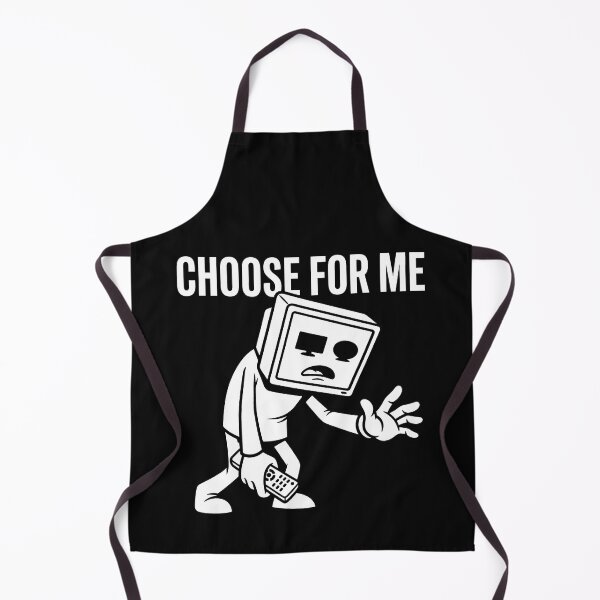Item preview, Choose For Me TV Head Binge Watching Humor designed and sold by SplashTastic.