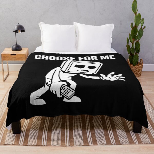 Item preview, Choose For Me TV Head Binge Watching Humor designed and sold by SplashTastic.
