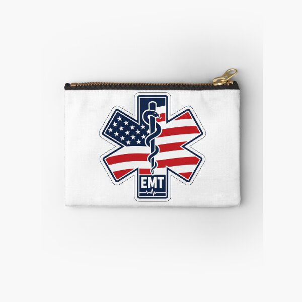Item preview, EMT Star of Life American Flag Badge | Paramedic Pride Design designed and sold by Marshallamoakohene.