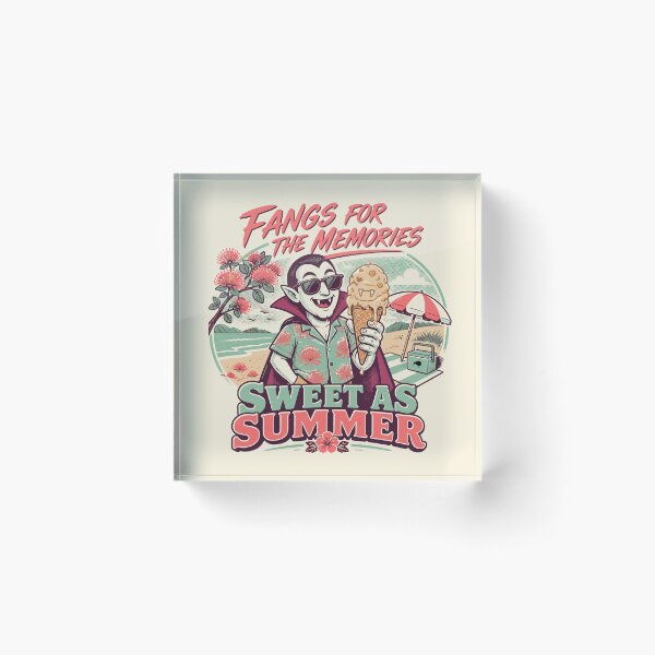 Item preview, Fangs for the Memories – Funny NZ Summer Vampire Design designed and sold by MvuuStudio.