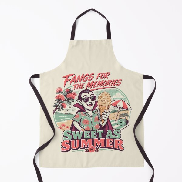 Item preview, Fangs for the Memories – Funny NZ Summer Vampire Design designed and sold by MvuuStudio.
