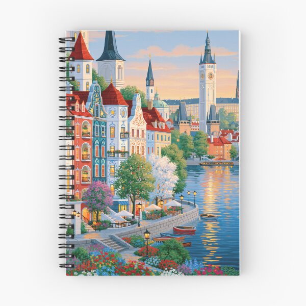 Item preview, Prague Evening on the Vltava designed and sold by Rocky Mountain Artistry.