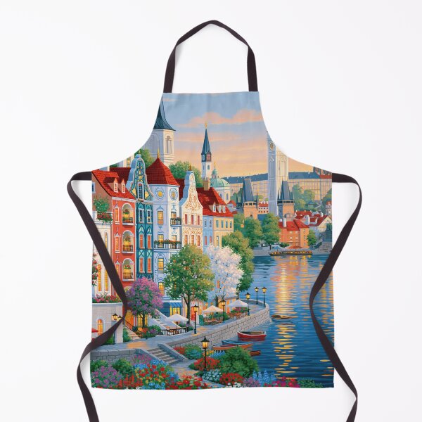 Item preview, Prague Evening on the Vltava designed and sold by Rocky Mountain Artistry.
