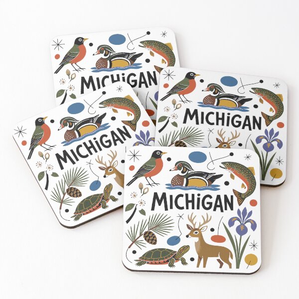 Item preview, Wildlife Symbols of MI designed and sold by taiche.