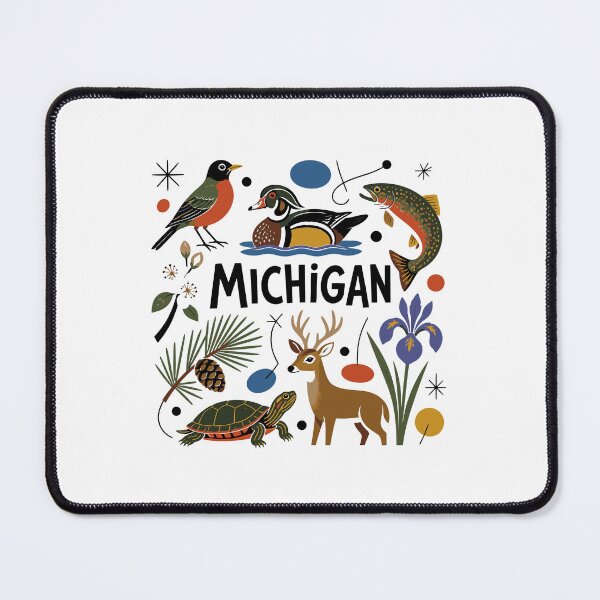 Item preview, Wildlife Symbols of MI designed and sold by taiche.
