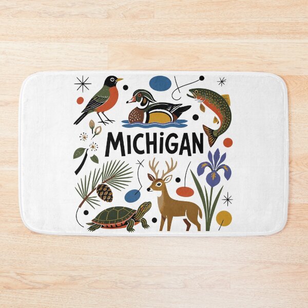Item preview, Wildlife Symbols of MI designed and sold by taiche.