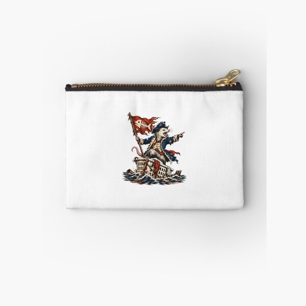 Item preview, Pirate Opossum Sailing Laundry Basket Meme Fan designed and sold by chattsuede.