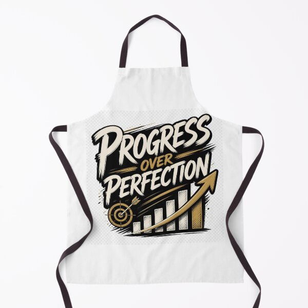 Item preview, Progress Over Perfection Motivational Growth Mindset designed and sold by TibbuTees.