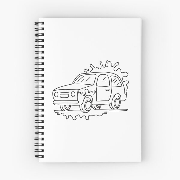 Item preview, Doodle illustration of a vehicle splattered with mud on the sides designed and sold by rasagamastore.