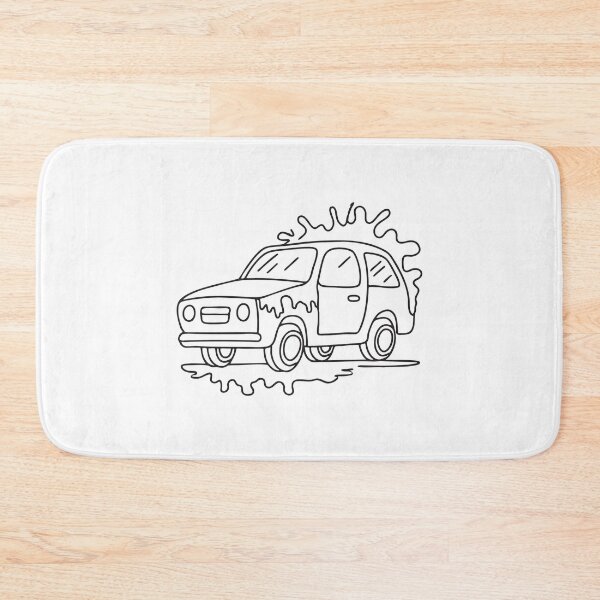 Item preview, Doodle illustration of a vehicle splattered with mud on the sides designed and sold by rasagamastore.