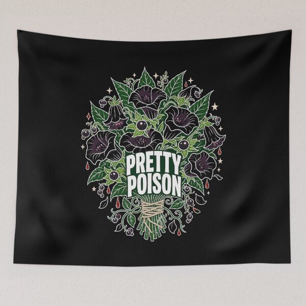 Item preview, Halloween Pretty Poison Gothic Toxic Flower Horror designed and sold by Uglyandcute.