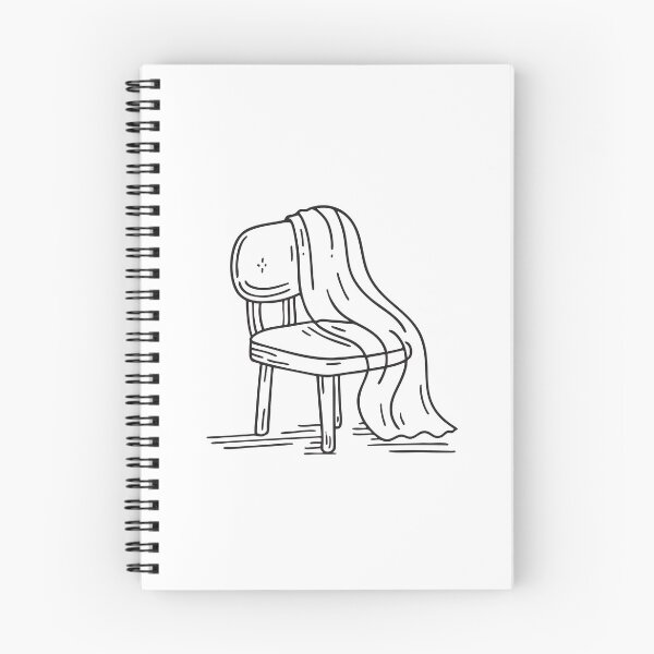 Item preview, Doodle illustration of a veil laid on a cushioned chair designed and sold by rasagamastore.