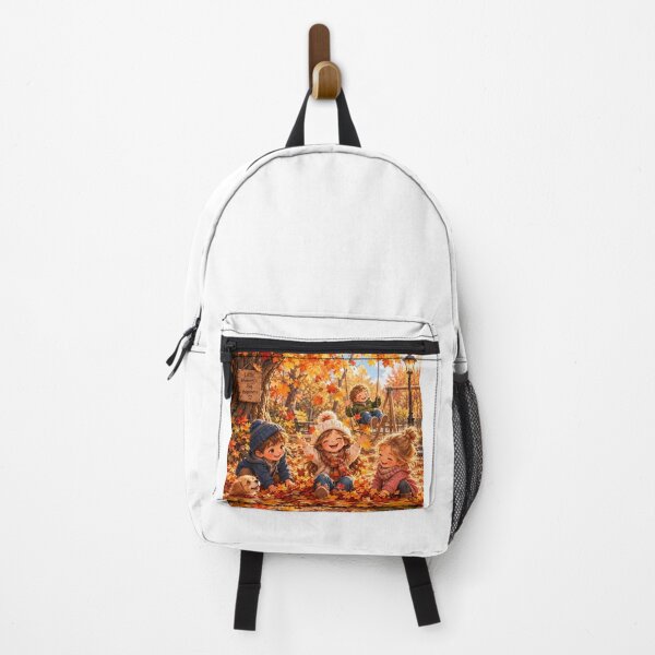 Item preview, Children Playing in the Autumn Park – Cozy Fall Memories designed and sold by NestDesigns01.