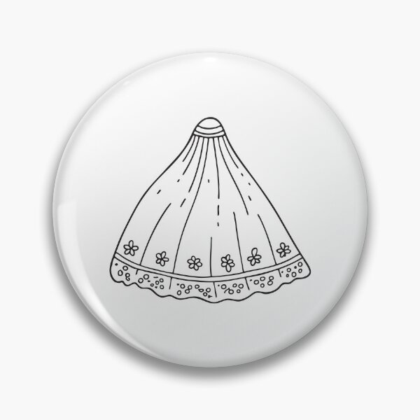 Artikelvorschau, Gekritzelte Illustration eines Schleiers mit zarten Spitzenmustern entworfen und verkauft von rasagamastore.