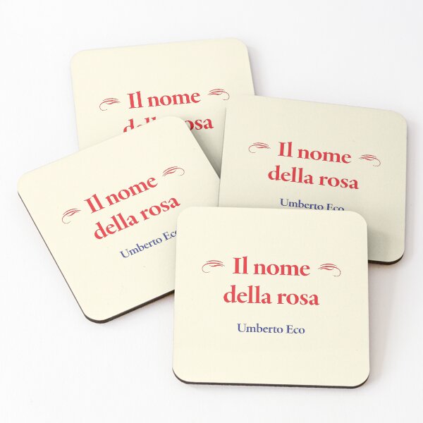 Item preview, Umberto Eco Il nome della rosa Italian Medievalist, Classic Literature designed and sold by CharlottePlaceArt.