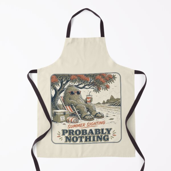 Item preview, Bigfoot Beach Summer Sighting – Probably Nothing designed and sold by MvuuStudio.