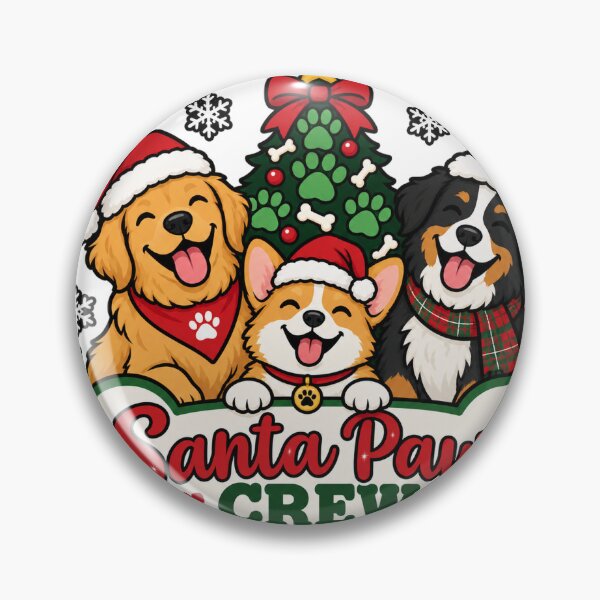 Item preview, Santa Paws Crew Dog Christmas designed and sold by lubushop1.