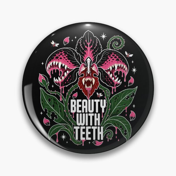 Item preview, Halloween Beauty With Teeth Carnivorous Flower Gothic designed and sold by Uglyandcute.