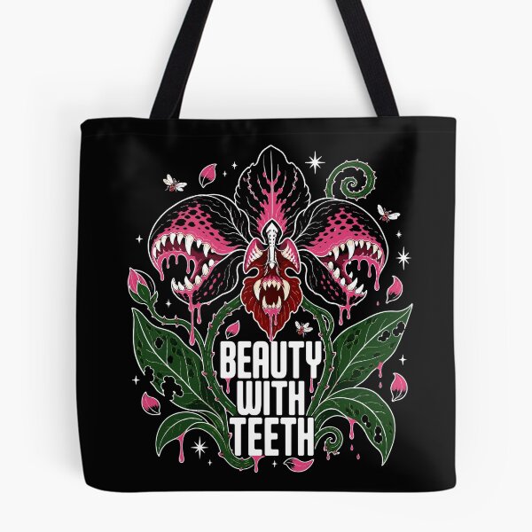 Item preview, Halloween Beauty With Teeth Carnivorous Flower Gothic designed and sold by Uglyandcute.